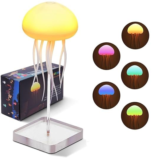 Aurora Jellyfish Mood Light Lamp | Hanging or Desktop