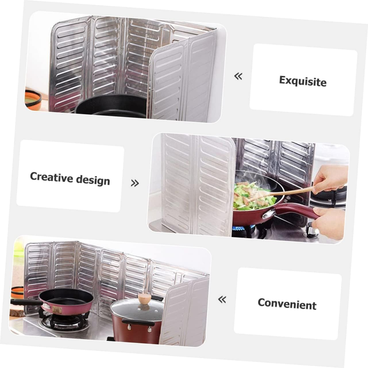 Cooktop Oil Splash Guard Stove Top Griddle Accessory Kitchen Protective