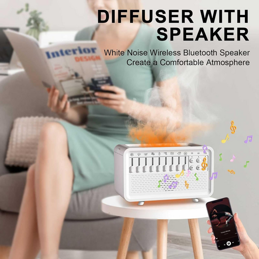 4 in 1 White Noise Sound Machine Humidifier Diffuser
