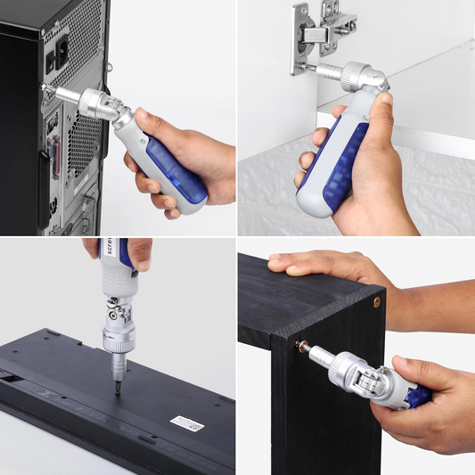 15 in 1 Magnetic Ratchet Screwdriver Set – Multi-Angle Adjustable Tool Kit for DIY Repairs