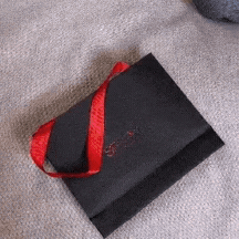 12 Eternal Roses Jewelry Gift Box + Magnetic Four Heart Necklace