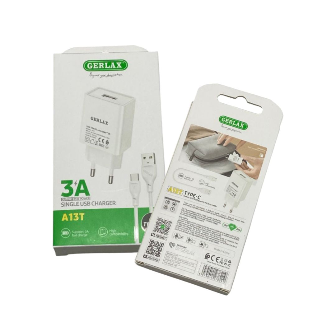 2in1 GERLAX Charging Adapter Type-C A13T