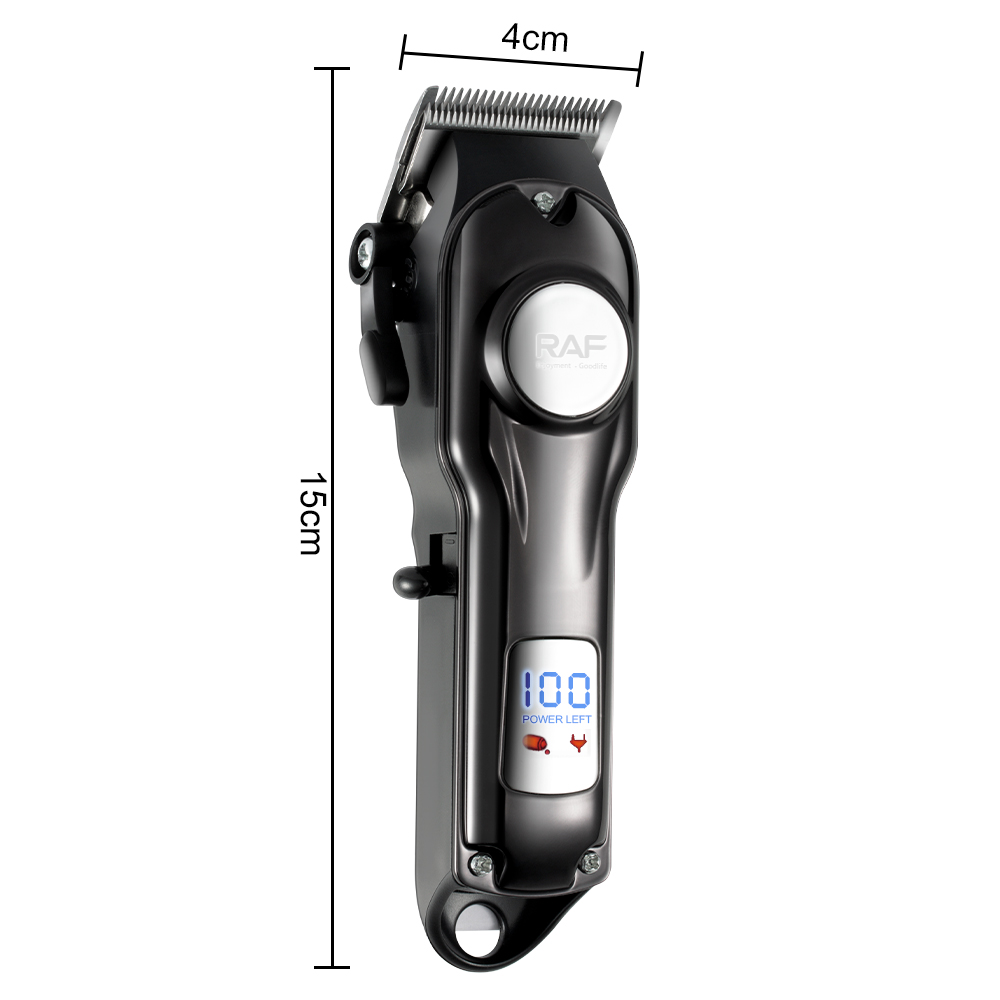 RAF 6000RPM Rechargeable Professional Haircut Grooming Kit Barber Electric Trimmer R4022
