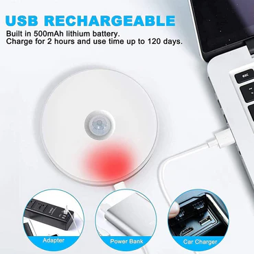 LED Wireless Motion Night Light Lamp Rechargeable