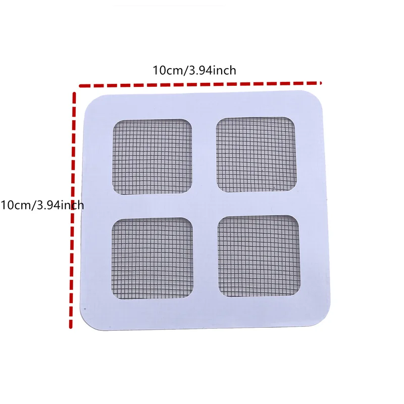 Set of 10 Anti-Clog Mesh Drain Filter โ Hair & Insect Resistant Bathroom Screen