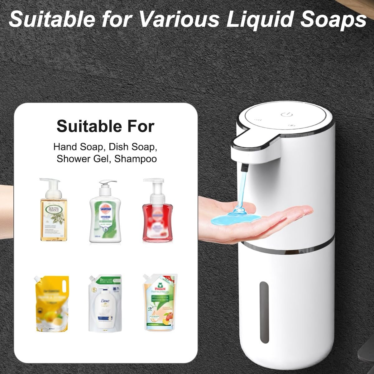 Rechargeable Automatic Soap Dispenser