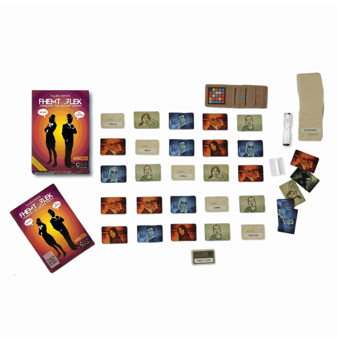 Fhemt 3lek (Lebanese codenames) - Party Card Game