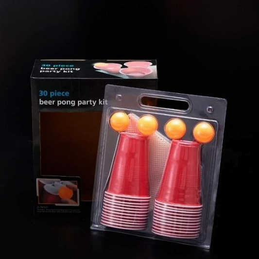 Beer Pong Party Kit 30 Piece Team Flip Cup