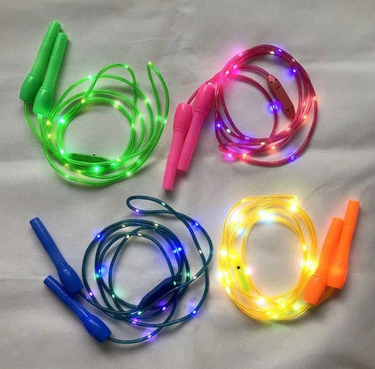 Jumprope LED Lights Exercise Toy for Boys and Girls Indoor Outdoor Jump Rope 110 Inches
