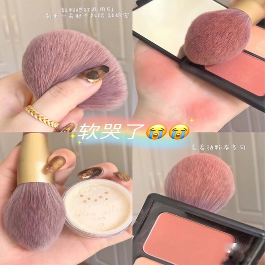 Cute Makeup Brushes Set Purple 9Pcs Soft Brushes Beauty Tool