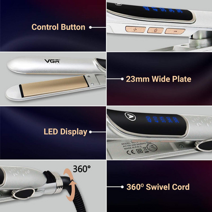 VGR  Hair Straightener For Women V509