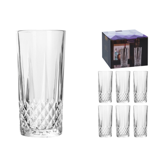 Set of 6 Of Rochester glasses 330ml