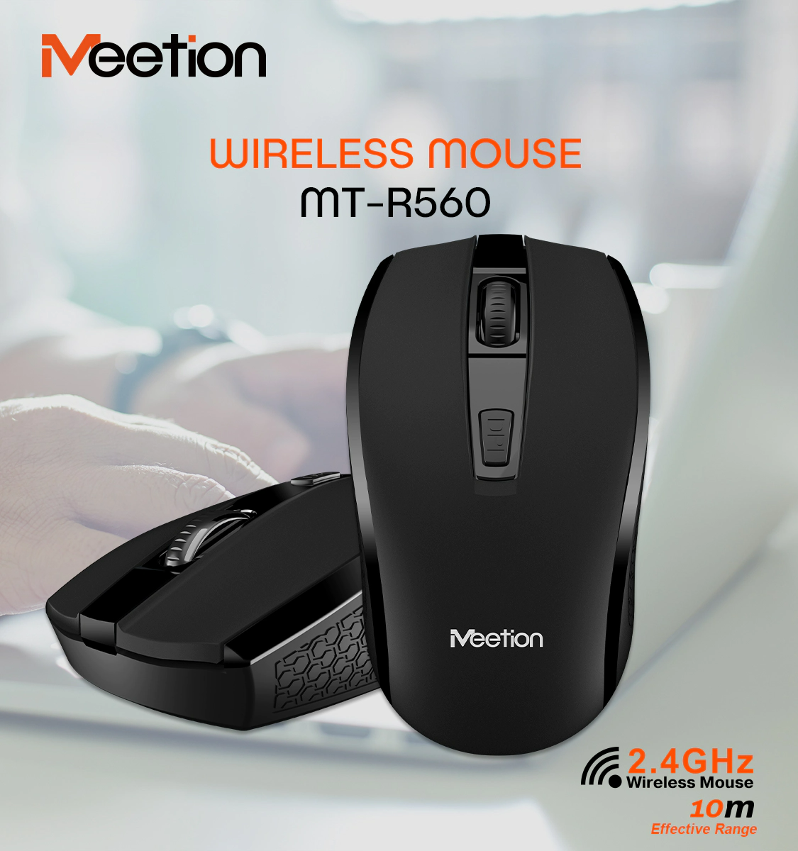 Meetion 2.4G Wireless Mouse Laptop Optical Mouse R560