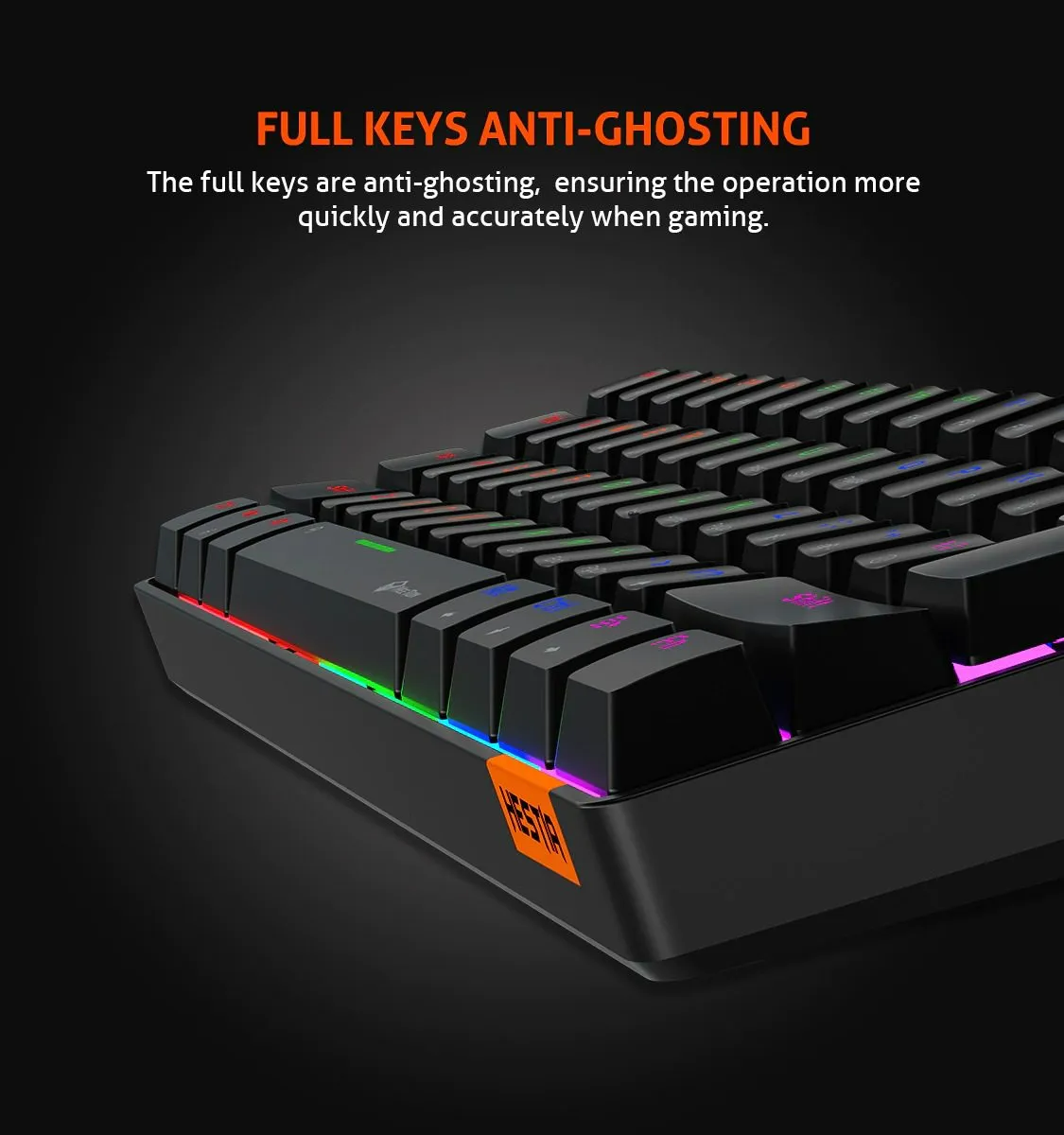 MEETION RGB Wired Mechanical Keyboard HESTIA - Black | MK005