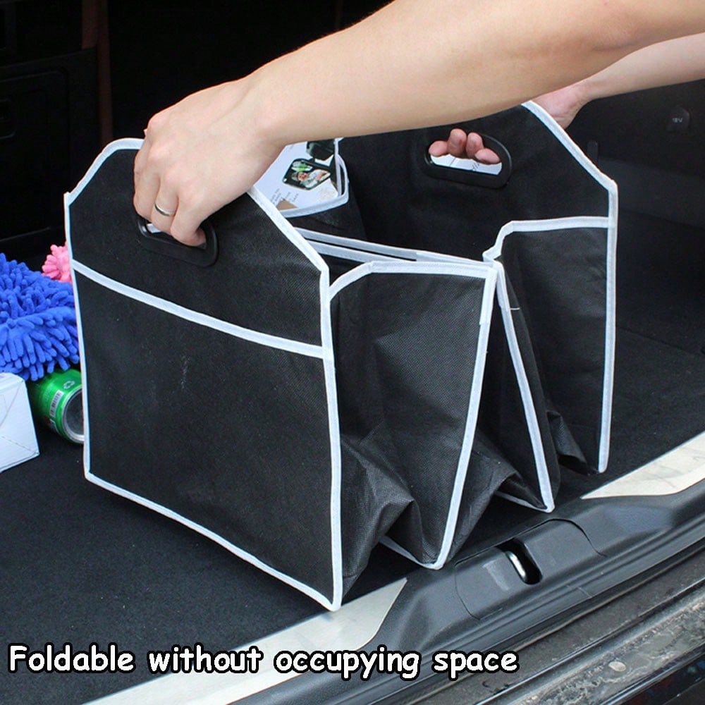 Car Organiser Folding Box Storage  Picnic Basket Organizer