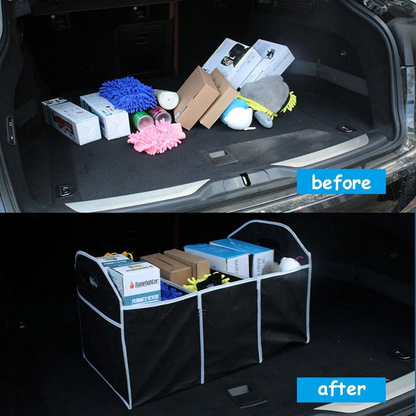 Car Organiser Folding Box Storage  Picnic Basket Organizer