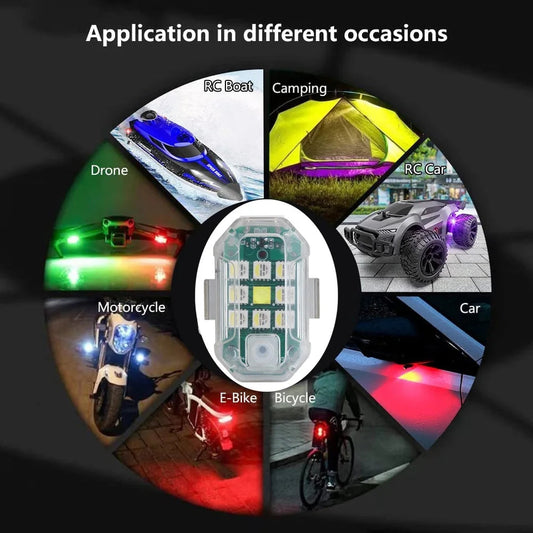 Waterproof Car Led Strobe Light With Remote Control