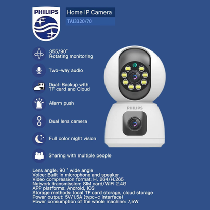 Philips 1080p Wi-Fi Home Security Camera