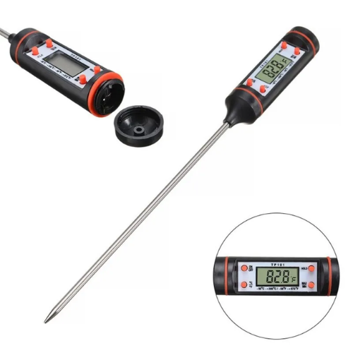 1.5V Long Probe Digital Temperature Measuring Tool For Kitchen TP101