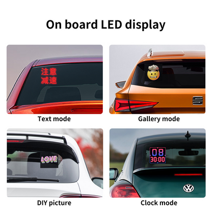 Car LED Smart Screen APP Control Full Color LED Screen Panel