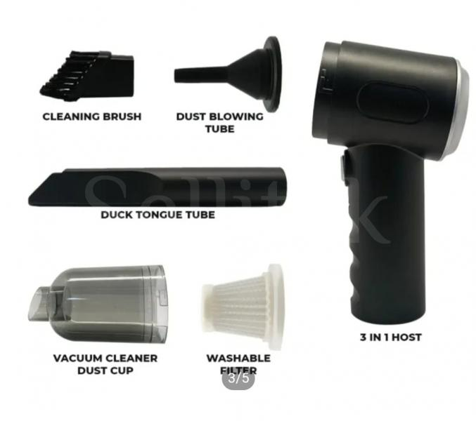 3 in 1 Rechargeable Car Vacuum Cleaner