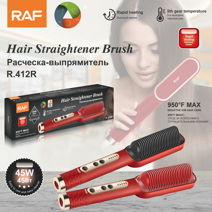 RAF Hair Straightener Brush 45W R412