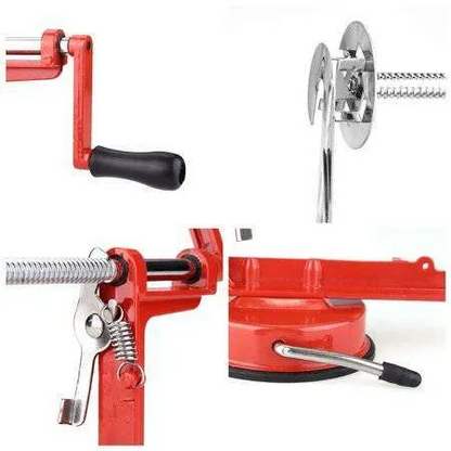 Spiral Potato Slicer - Stainless Steel Potato Cutting Machine