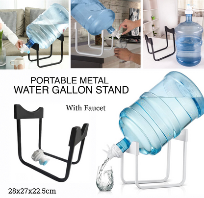 Portable Water Gallon Stand with Faucet