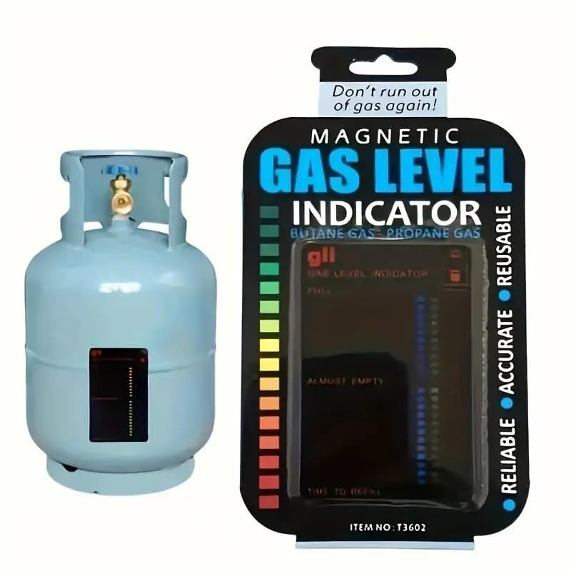 Magnetic Gas Level Indicator Reusable Propane Fuel Level Indicators