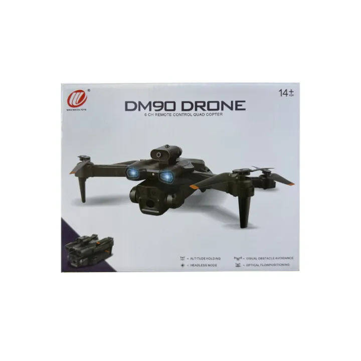 Drone With Dual Camera Wide Angle Optical Flow Quadcopter