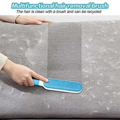Pet Hair Remover Brush for Dogs and Cats with Efficient Double-Sided Self Cleaning Base, Animal Hair Removal Tool