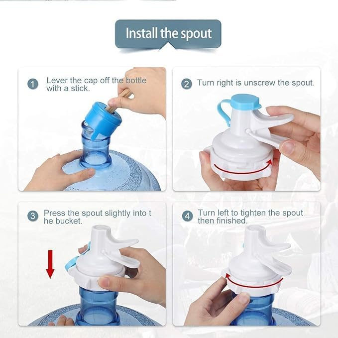 Portable Water Gallon Stand with Faucet