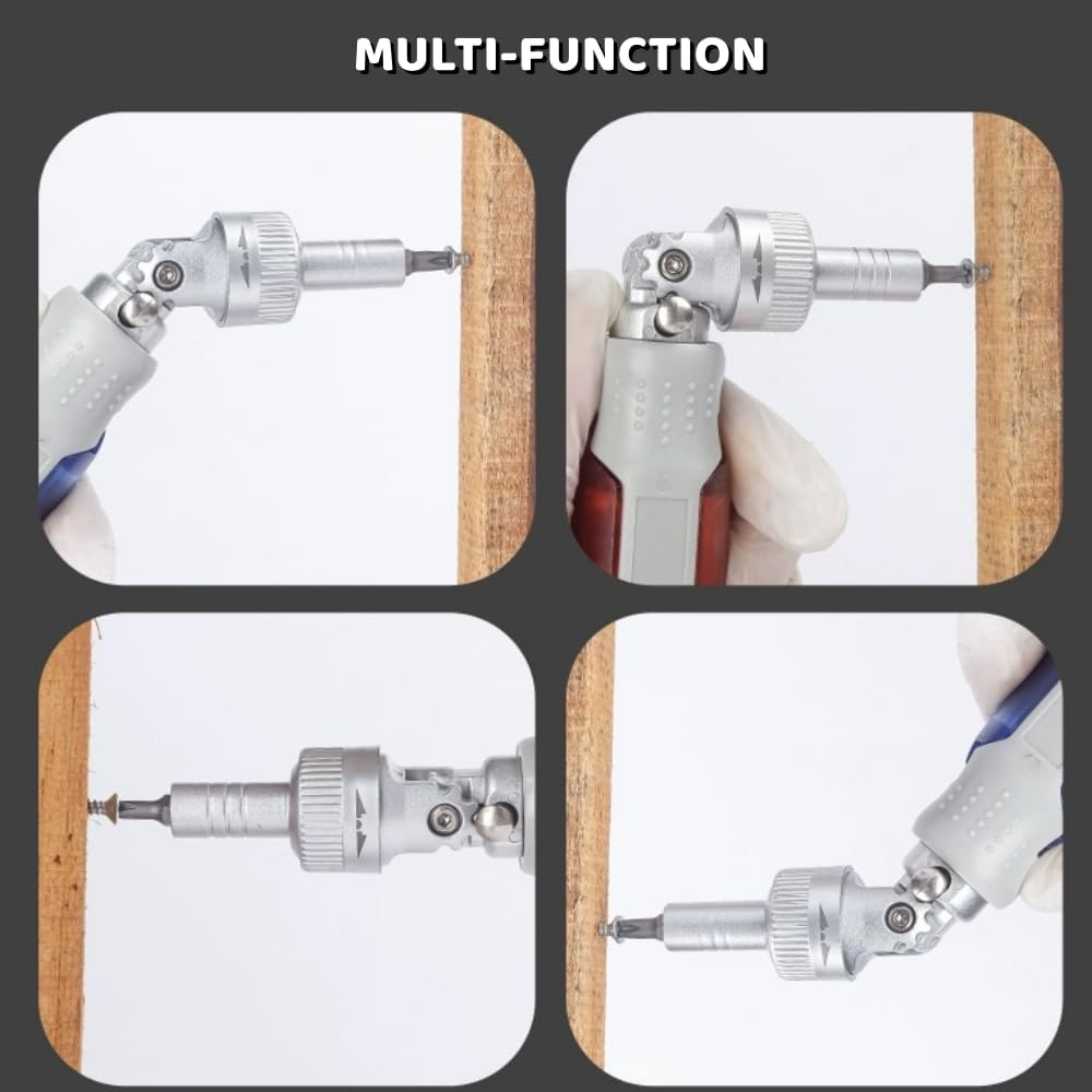 15 in 1 Magnetic Ratchet Screwdriver Set – Multi-Angle Adjustable Tool Kit for DIY Repairs
