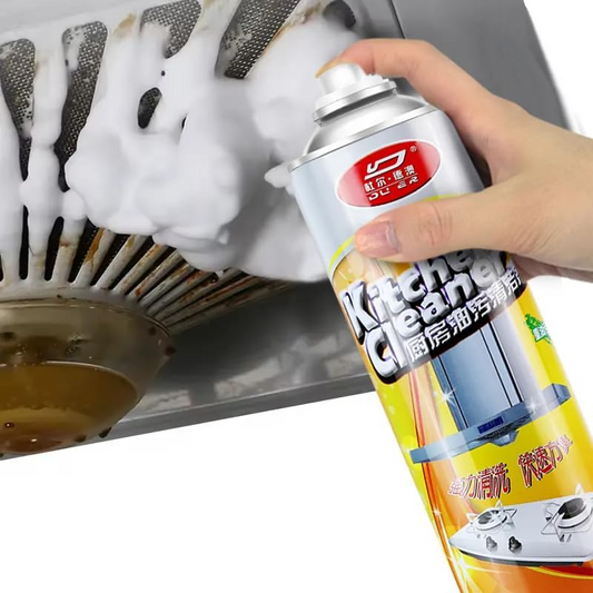 Kitchen Grease Cleaner - Kitchen Stove Top Cleaner Bubble Cleaner Spray