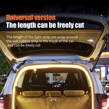 12V LED Trunk Light Warm White LED Strip 2M Waterproof Flexible Light