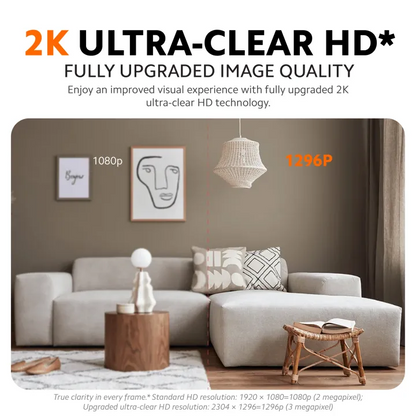 Xiaomi C300 Smart Camera 2K, 360° View, AI Detection, Night Vision
