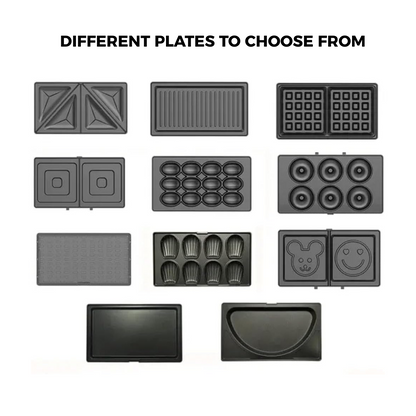 RAF 8 in 1 Sandwich Waffle Maker R551