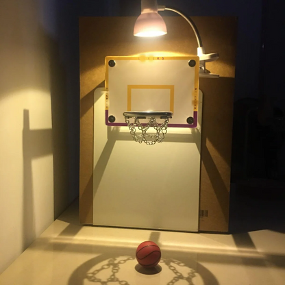 LED Nightlight Basketball Lights Lamp | Wall Decor with  Balls & Hoop