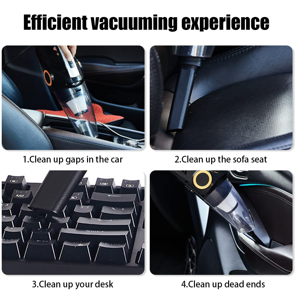 Portable High Power Car Vacuum Cleaner