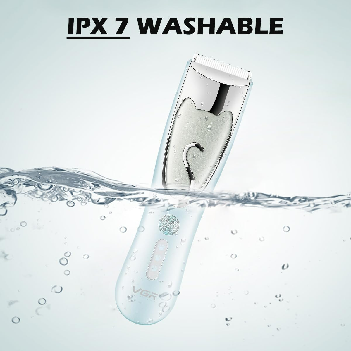 VGR V203 Cordless Dog Clippers Waterproof