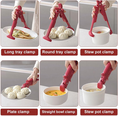 Anti-Scald Bowl Clip, Double-head Hot Dish Plate Gripper
