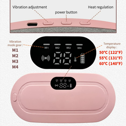 Portable Cordless Heating Pad for Menstrual Cramps Relief for Stomach Period