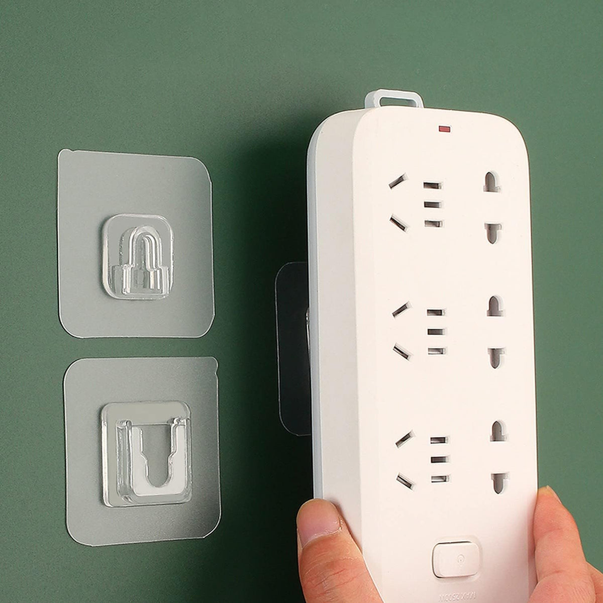 Self Adhesive Hooks Tape (10 Pairs)