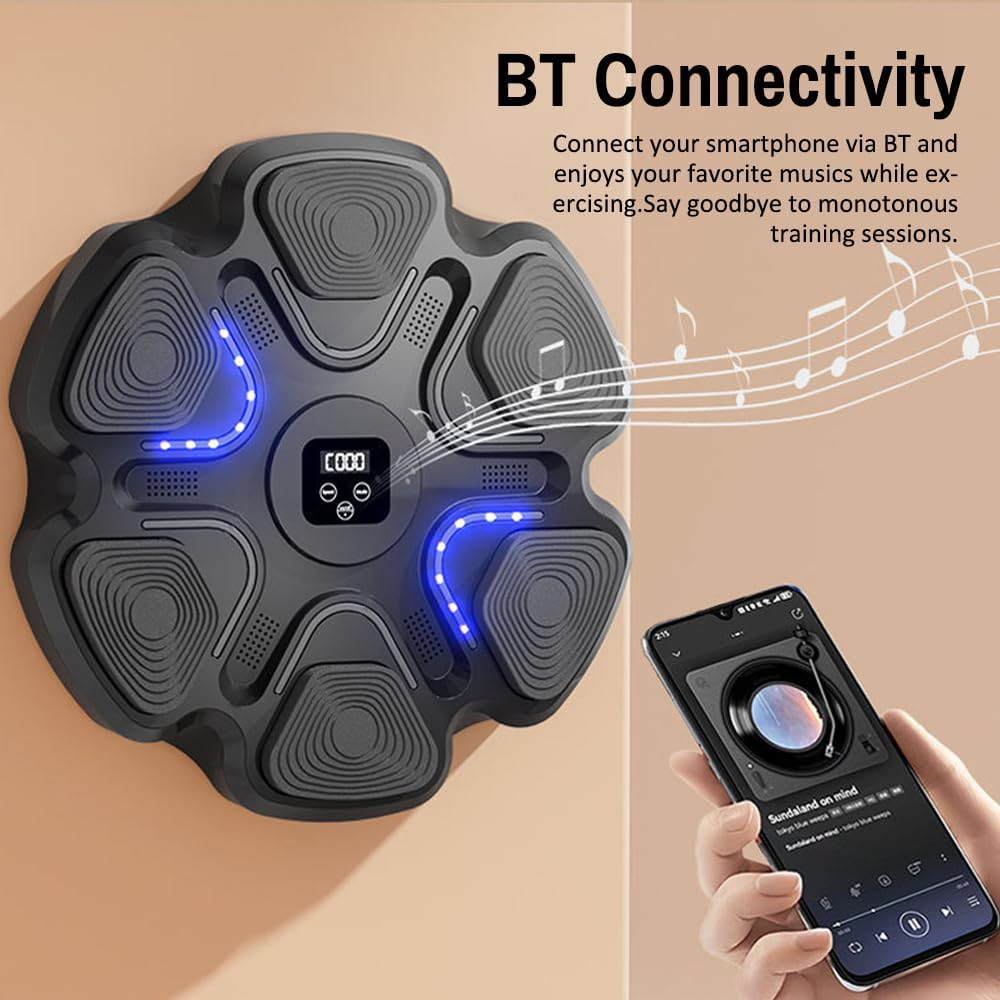 Smart Musical Boxing Machine BT Wall-Mounted Boxing Target