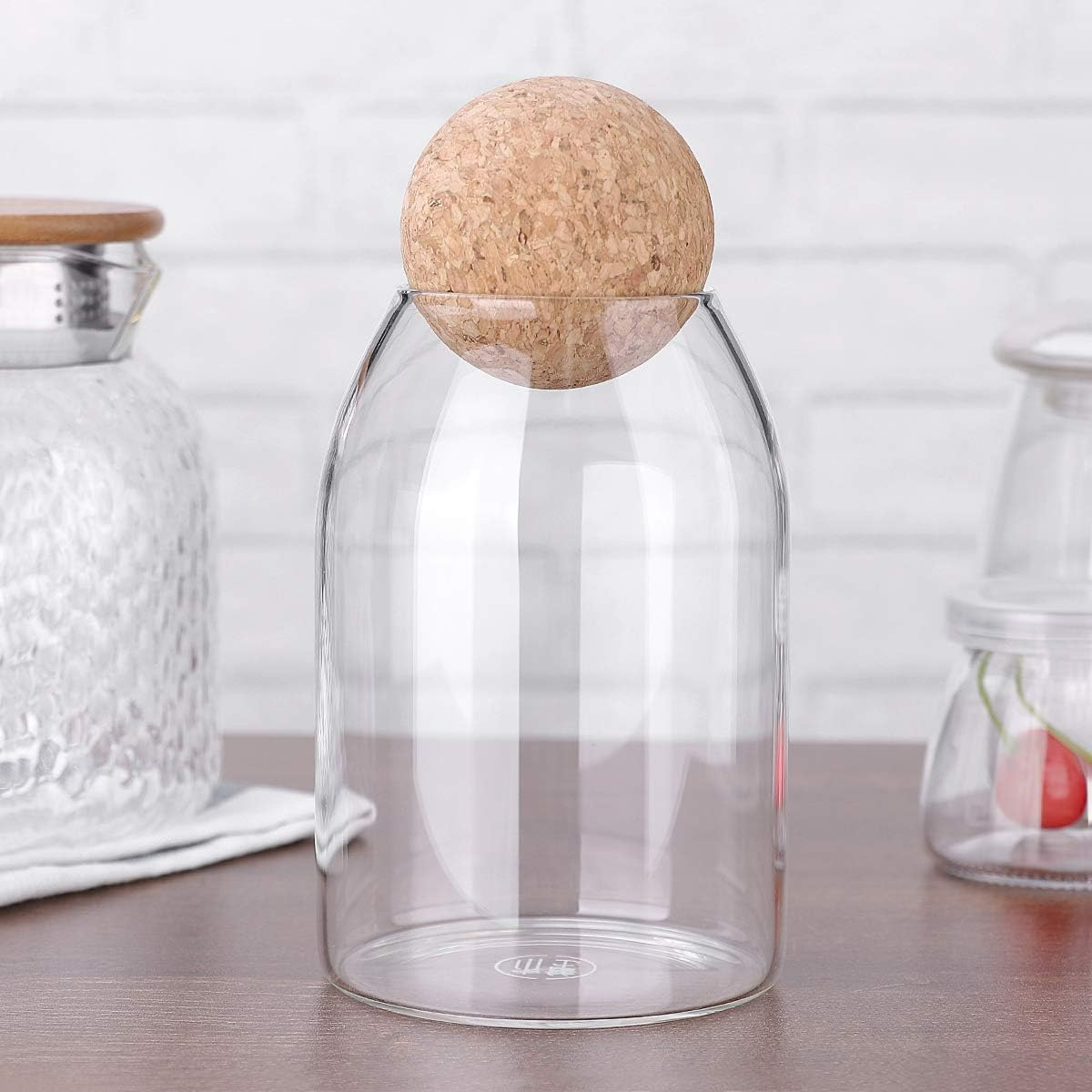 800ml Glass Storage Jar with Bamboo Lid