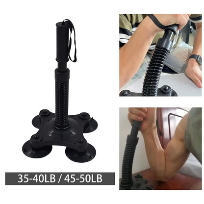 Arm Wrestling Trainer Workout Portable Resistance Spring Bar Forearm Trainer