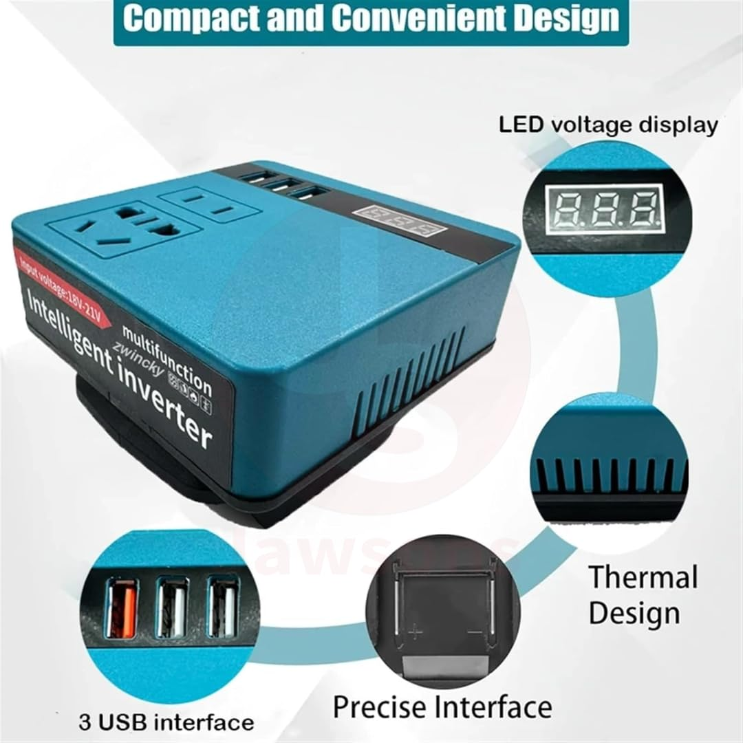 Multifunction Lithium Battery Inverter 21V TO 220V