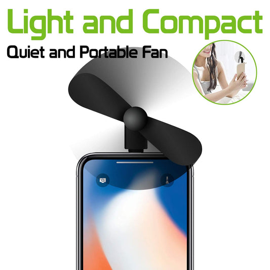Portable Mini Phone Fan For Iphone / TypeC / Sumsung