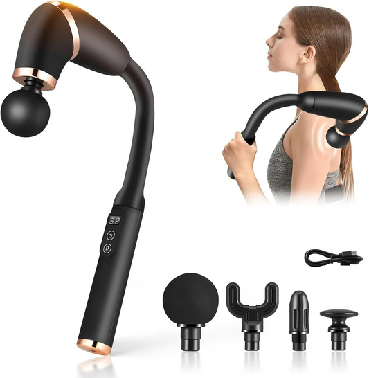 Deep Tissue Massage Gun with Upgraded Extension Handle
