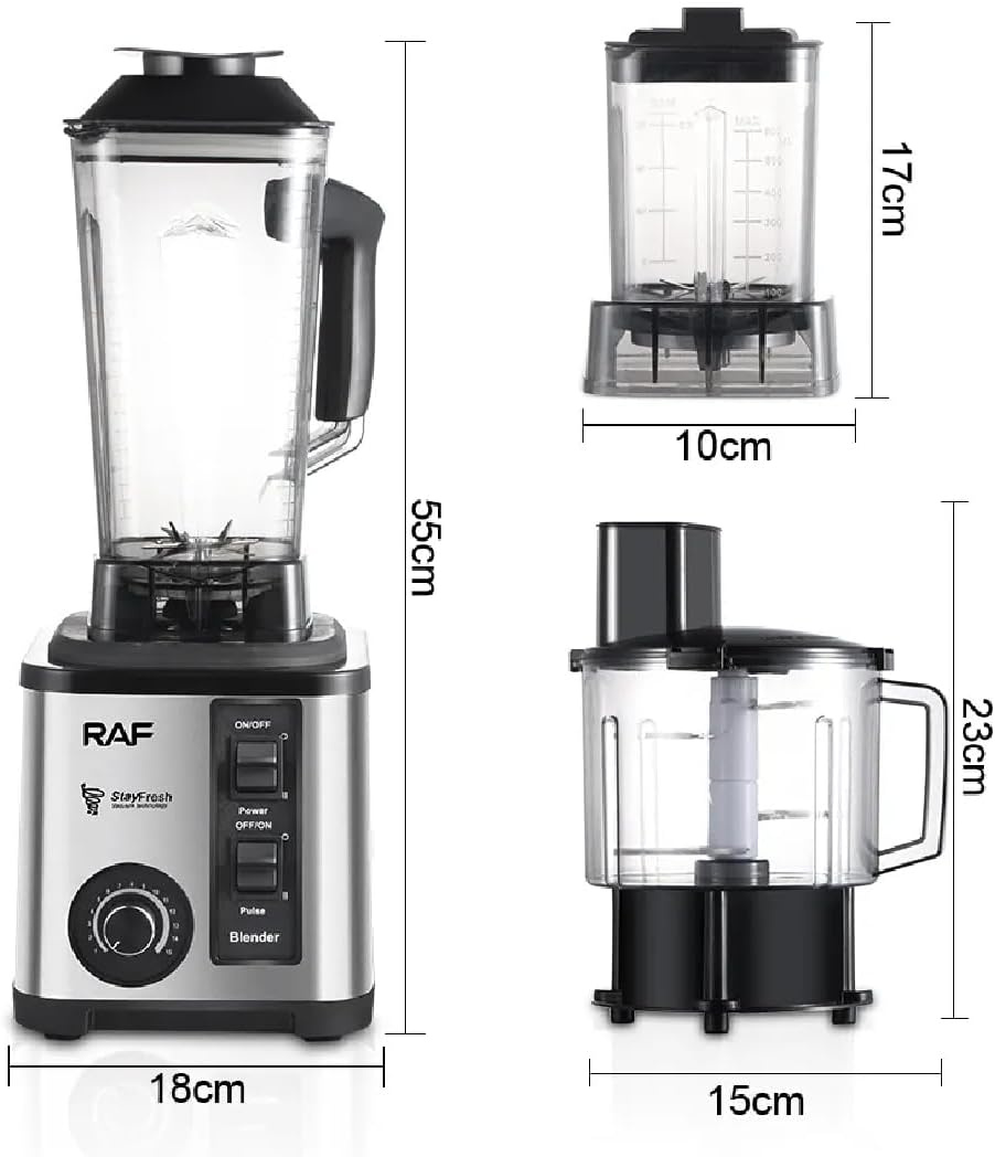 RAF 2600W  Electric Blender + Chopper 3-in-1 R2865